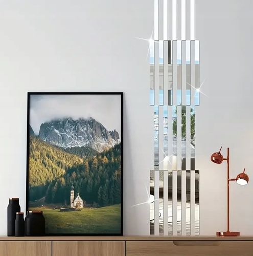 Listwy Chrom Taśma Ozdobna Samoprzylepna Srebrna Dekoracyjna Lustro 2cm 10m na Arena.pl