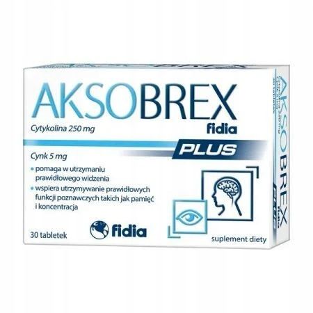 AKSOBREX FIDIA PLUS, tabletki, 30 szt. zdjęcie 1