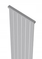 Grzejnik dekoracyjny LOTUS 160x61 SZARY STRUKTURA