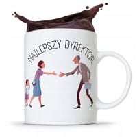 Dla Dyrektora Kubek Najlepszy Dyrektor Prezent Z Nadrukiem Ze Zdjęciem