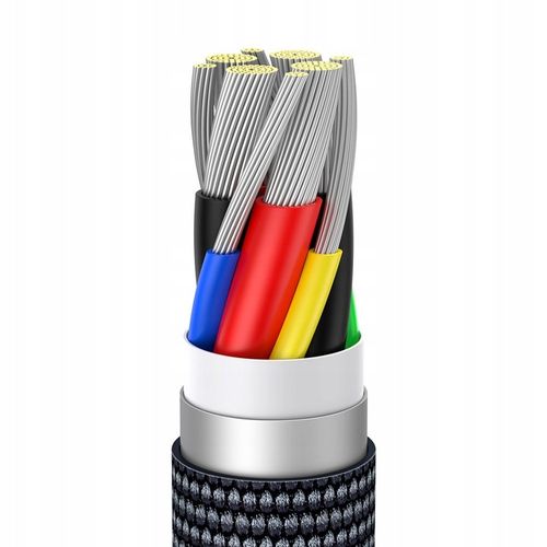BASEUS SZYBKI KABEL PD USB C 100W 5A MOCNY PRZEWÓD DO TELEFONU KOMPUTERA 2m na Arena.pl