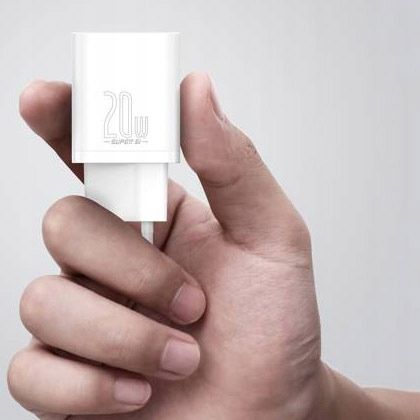 Ładowarka sieciowa Baseus USB-C 20W + kabel do iPhone Lightning fast charge zdjęcie 7
