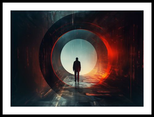 Plakat 55x40cm Portal do Świata na Arena.pl