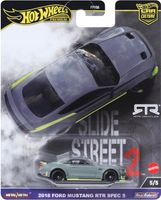 HOT WHEELS PREMIUM SLIDE STREET 2 AUTKO 2018 FORD MUSTANG RTR SPEC 5
