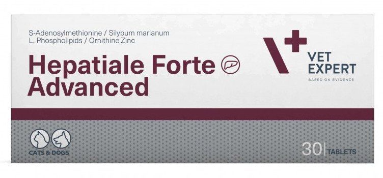 VETEXPERT Hepatiale Forte Advanced 30 Tabletek zdjęcie 1