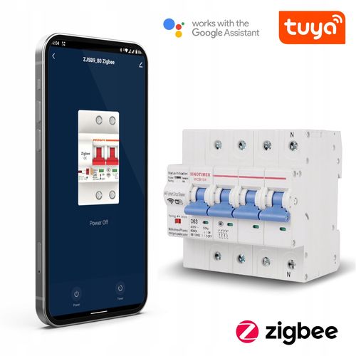 Wyłącznik nadprądowy / bezpiecznik - Zigbee 4P na Arena.pl