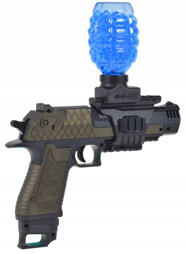 PISTOLET ELEKTRYCZNY AUTOMAT MASZYNOWY NA KULKI ŻEL GLOCK ZESTAW AKCESORIA na Arena.pl