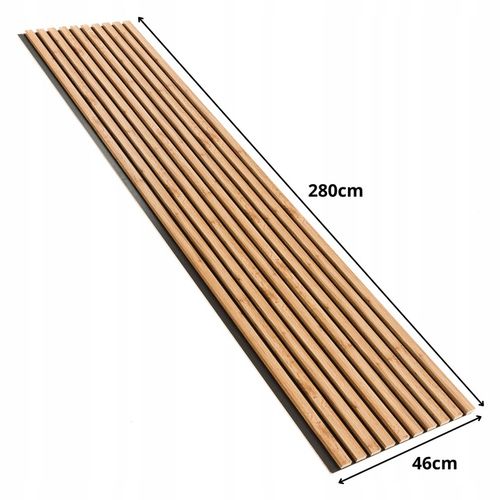 Lamele ścienne na Płycie Dąb Wotan Panel Panele POLSKIE PREMIUM - 275x46 cm na Arena.pl