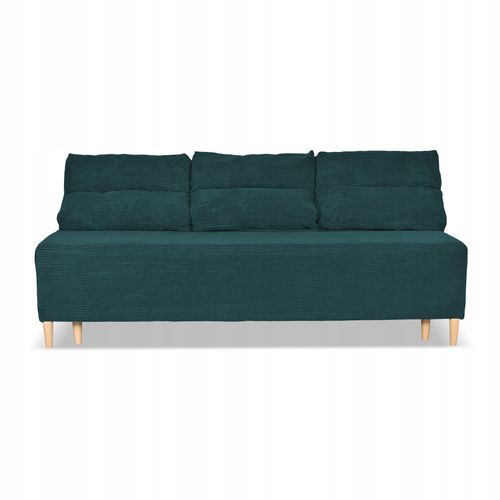 Kanapa sofa KIMO funkcja spania pojemnik Family Meble Anafi zielona sztruks na Arena.pl