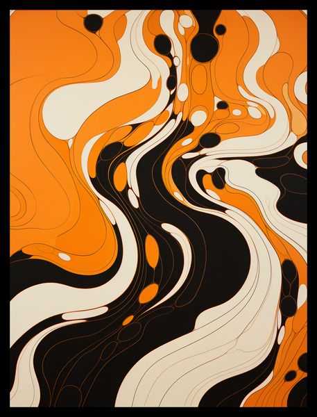 Plakat 30x40cm Tańczący Atrament zdjęcie 2