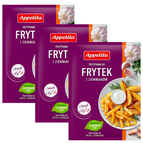 Appetita Przyprawa do frytek i ziemniaków 25 g x 3 sztuki na Arena.pl