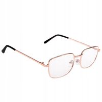 OKULARY MIKOŁAJA METALOWE ZE SZKŁAMI ZŁOTE OKRĄGŁE