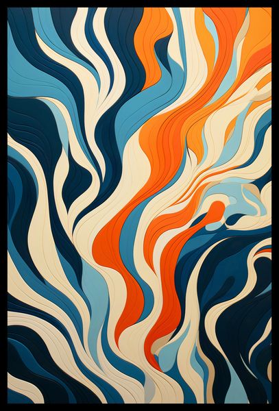Plakat 40x60cm Oceaniczne Fale zdjęcie 2