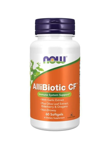 NOW FOODS AlliBiotic CF (60 kaps.) zdjęcie 1
