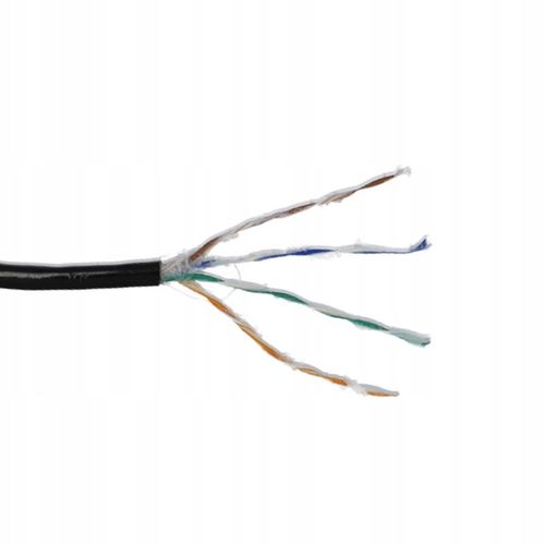 Kabel sieciowy zewnętrzny ziemny nieekranowany UTP 5E ŻEL 305m na Arena.pl