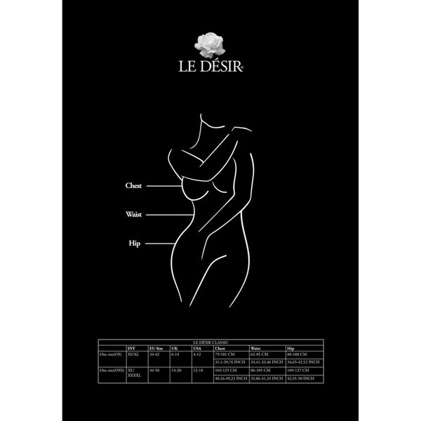 Crotchless Cut-Out Pantyhose - One Size zdjęcie 8