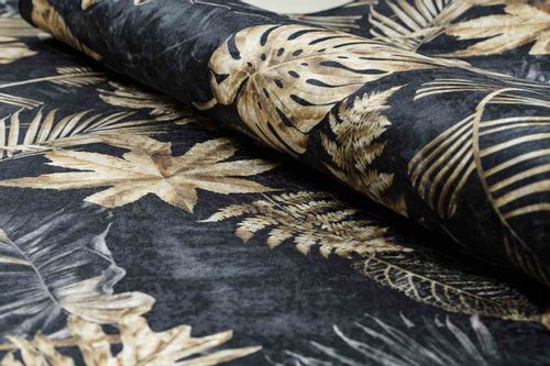 RUG/LU/ARLEN/LEAVES4/BLACK+GOLD/160x220 na Arena.pl