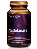 Doctor Life Nattokinaza Nattokinase 2000 100mg 90 kapsułek układ krążenia