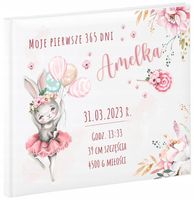 Album dziecka Pamiętnik Moja historia książka Nadruk zdjęcia