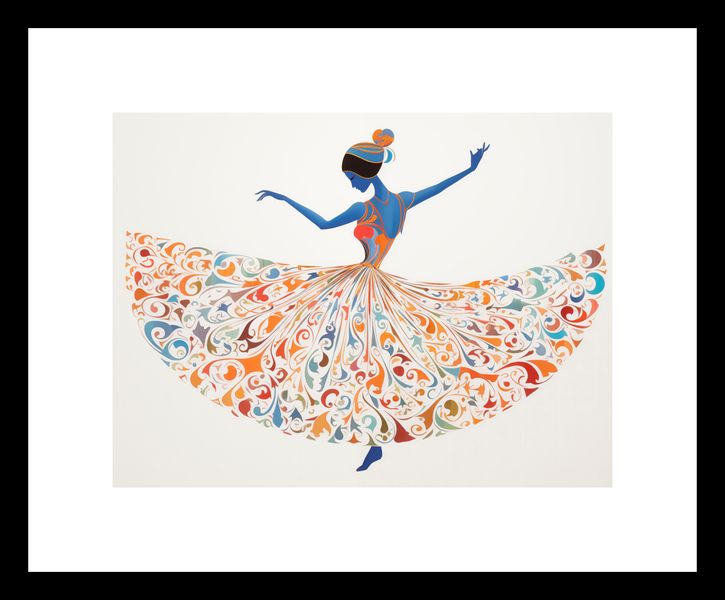 Plakat 20x15cm Wirująca Balerina zdjęcie 3