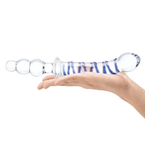 glas twister - podwojny model szklany z ergonomicznymi końcowkami 23,5 cm na Arena.pl