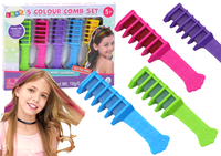 DLA DZIECI ZESTAW KOLOROWYCH KREDEK DO WŁOSÓW