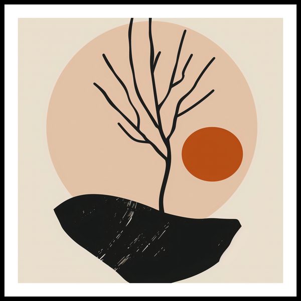 Plakat 60x60cm Nagie Drzewo zdjęcie 3