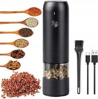 ELEKTRYCZNY MŁYNEK DO PIEPRZU I SOLI Z OŚWIETLENIA