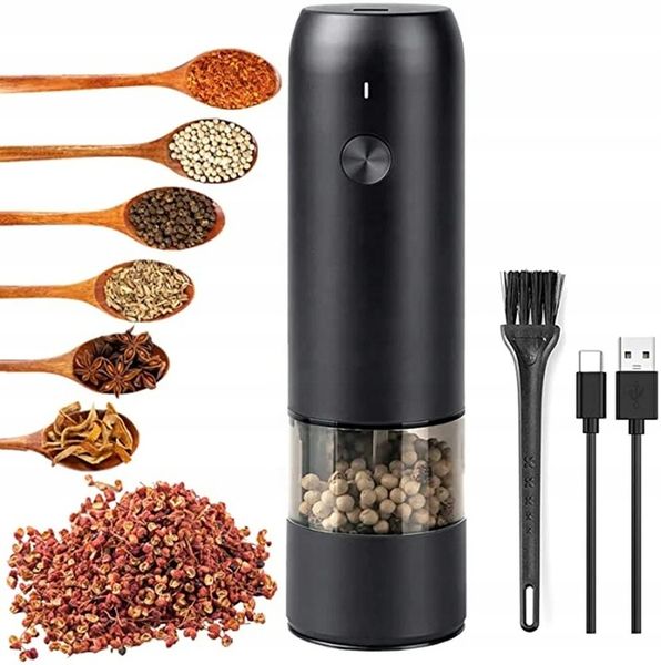 ELEKTRYCZNY MŁYNEK DO PIEPRZU I SOLI Z OŚWIETLENIA zdjęcie 1