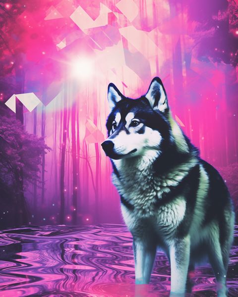 Plakat 40x50cm Wilczy Duch zdjęcie 1