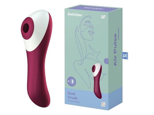 stymulator łechtaczki z wibratorem dual crush satisfyer na Arena.pl