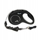 Flexi New Classic M linka 5m CZARNA do 20kg