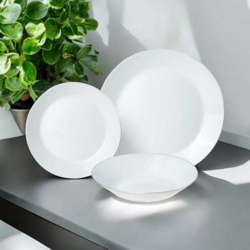 komplet obiadowy opal dla 6 osób 18 elem. kinghoff kh-1877 na Arena.pl