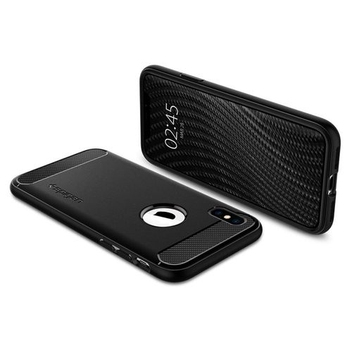 SPIGEN RUGGED ARMOR - iPhone X / XS - BLACK na Arena.pl