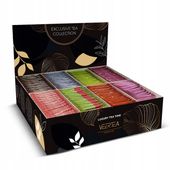 VEERTEA ZESTAW herbat 8 smaków 200 kopert elegancki ciemny
