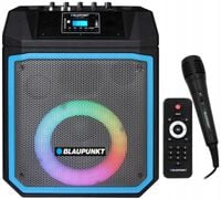 Głośnik Blaupunkt Mb06.2 Bluetooth Karaoke Mikrofon Pilot Led Radio 500W