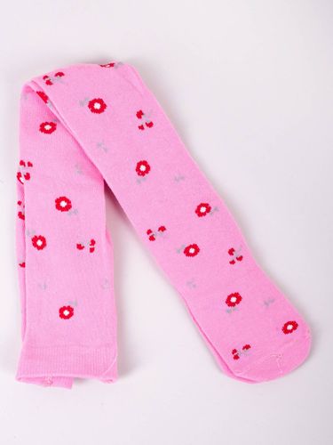 Rajstopy dziewczęce bawełniane we wzory 3PAK  68-74 YOCLUB na Arena.pl