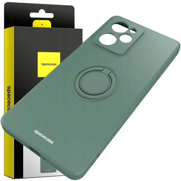 Spacecase Silicone Ring Poco X5 Pro 5G Dark Green zdjęcie 8