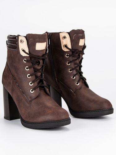 BRĄZOWE BOTKI WORKERY Rozmiar - 40 na Arena.pl