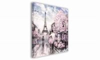 OBRAZ NA PŁÓTNIE 080 Paryż 40x40cm