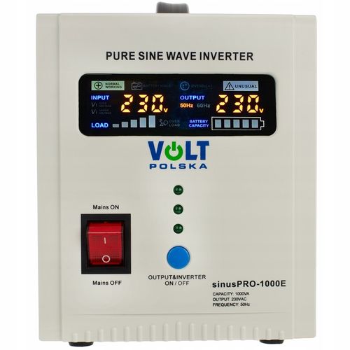 Zasilacz UPS Volt Polska 1000E 12/230V 700/1000W PROMOCJA !!! VOLT na Arena.pl