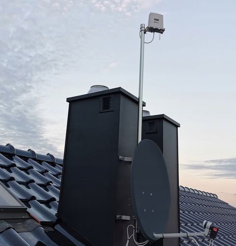 ANTENA SATELITARNA CZASZA TALERZ GRAFIT STALOWA MOCNA FULL HD 4K CORAB na Arena.pl