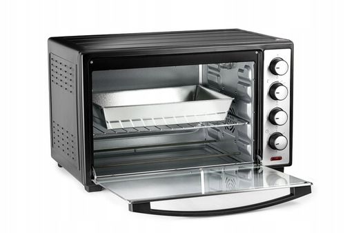 PIEKARNIK ELEKTRYCZNY 48L TERMOOBIEG ROŻNO GRILL WOLNOSTOJĄCY MINI na Arena.pl