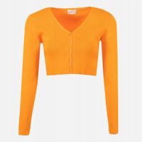Kardigan damski dzianinowy Glamorous GD-00060190 40 Pomarańczowy r,42