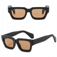 OKULARY PRZECIWSŁONECZNE filtr UV400 Czarne damskie męskie + ETUI + ŚCIERKA