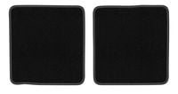Dywaniki welurowe tylne czarne Volkswagen Golf I 1974-1983 hatchback