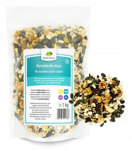 MIESZANKA DLA MÓZGU studencka witamina B1 B6 1kg na Arena.pl