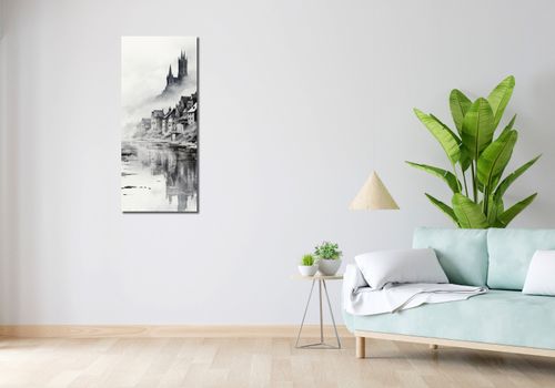 Obraz 40x100cm Mglisty Refleks na Arena.pl