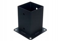 Podstawa Słupa Kotwa Przykręcana Do Betonu Altany Wiaty 12X12CM Czarna