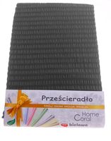 Prześcieradło z kory 160x200 100% bawełna grafitowe
